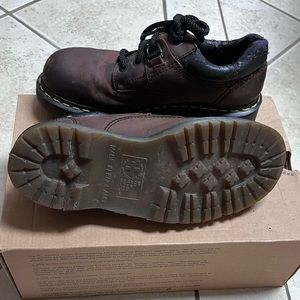 Vintage Dr. Martens Distressed Steel Toe Oxford MADE IN ENGLAND Shoes